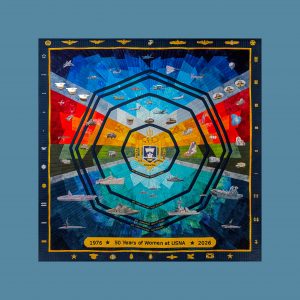 USNA Women 50 quilt reproduction fabric panel